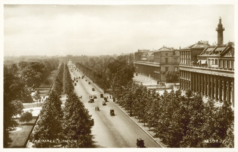 The Mall, London (s/hvitt bilde) av English Photographer