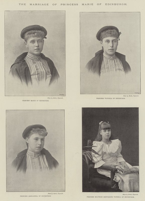 Ekteskapet til prinsesse Marie av Edinburgh av English Photographer