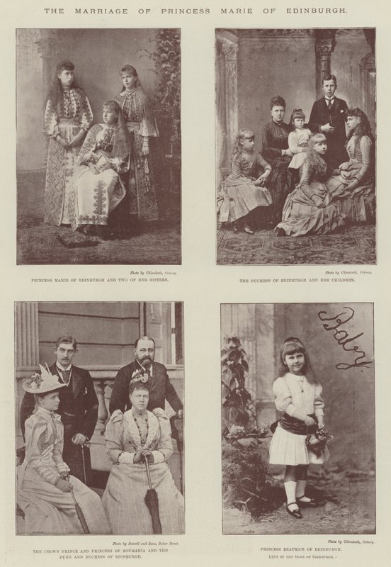 Ekteskapet til prinsesse Marie av Edinburgh av English Photographer