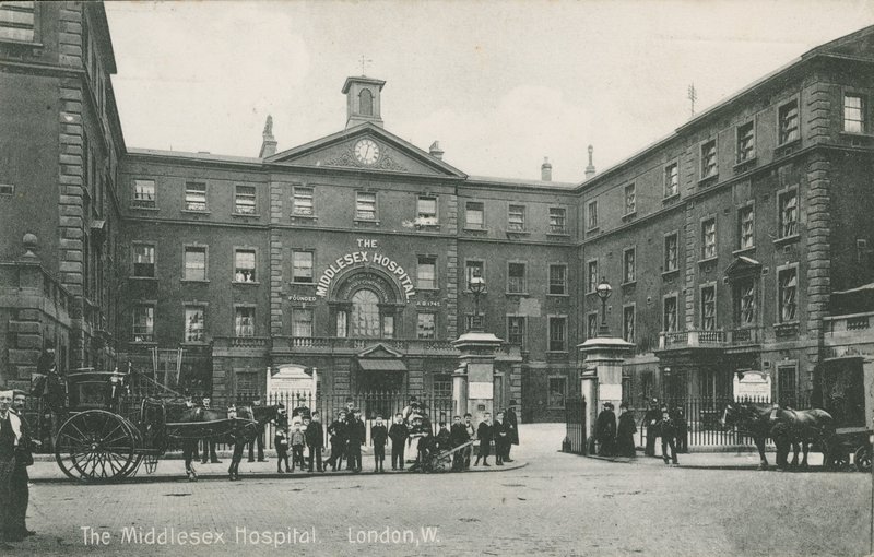Middlesex Hospital, London, 1910 av English Photographer