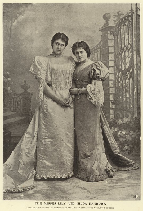 Frøkene Lily og Hilda Hanbury av English Photographer