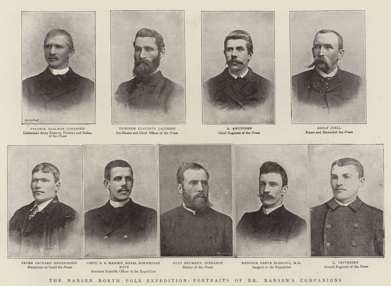Nansen North Pole Expedition, Portretter av Dr Nansens Companions av English Photographer