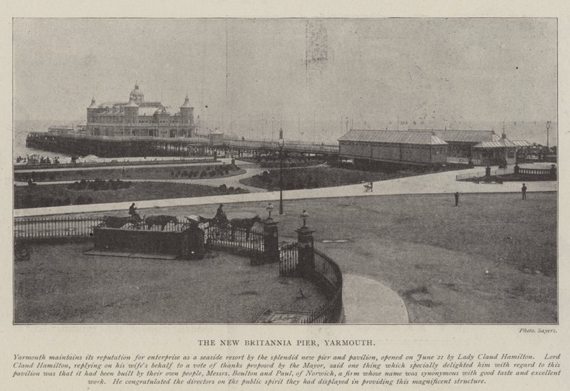 New Britannia Pier, Yarmouth av English Photographer