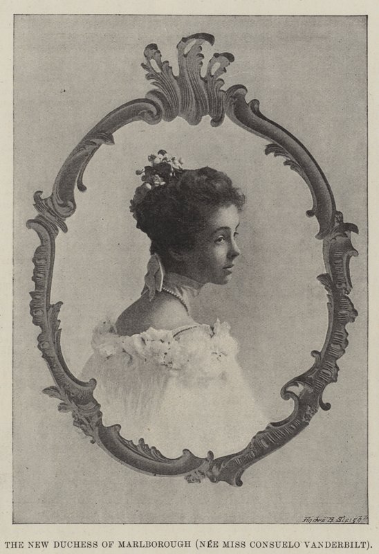 Den nye hertuginnen av Marlborough (nee Miss Consuelo Vanderbilt) av English Photographer