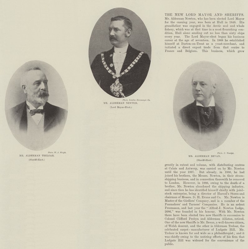 Den nye Lord Mayor og Sheriffs av English Photographer