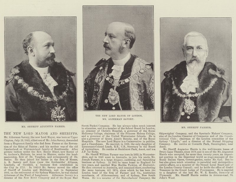Den nye Lord Mayor og Sheriffs av English Photographer