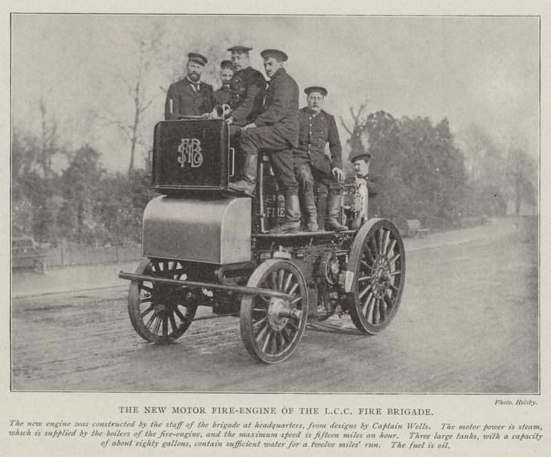 Den nye motorbrannmotoren til LCC brannvesen av English Photographer