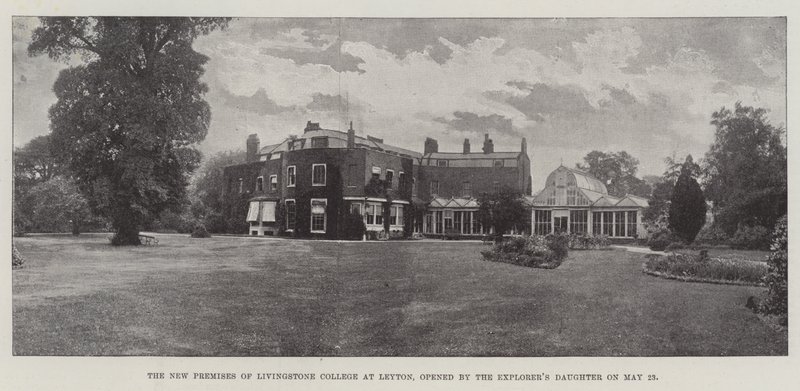 The New Premises of Livingstone College at Leyton, åpnet av Explorers Daughter 23. mai av English Photographer
