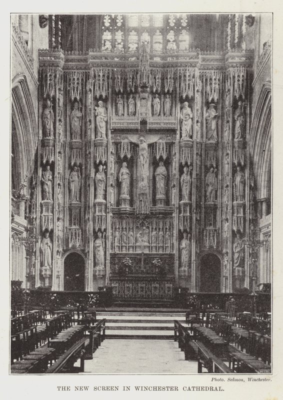 The New Screen i Winchester Cathedral av English Photographer