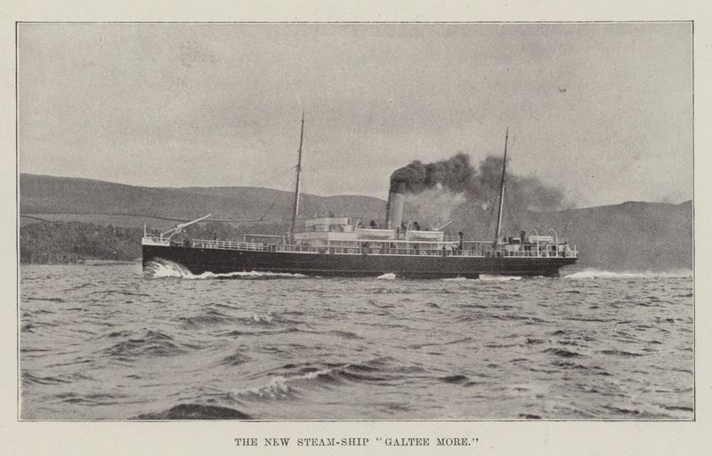 The New Steam-Ship Galtee More av English Photographer