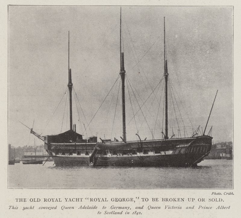 The Old Royal Yacht Royal George, skal brytes opp eller selges av English Photographer