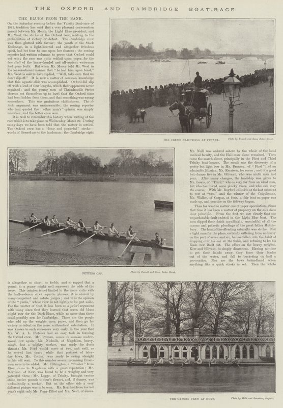 Oxford og Cambridge Boat-Race av English Photographer