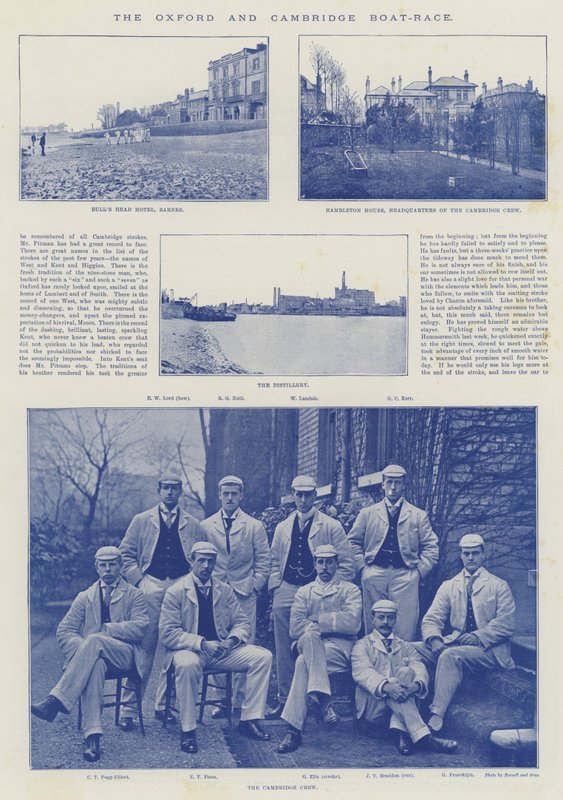Oxford og Cambridge Boat-Race av English Photographer