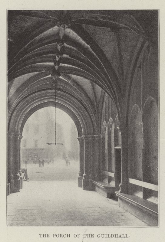 Verandaen til Guildhall av English Photographer