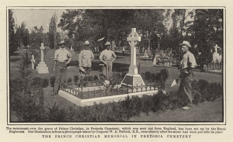 Prince Christian Memorial på Pretoria kirkegård av English Photographer