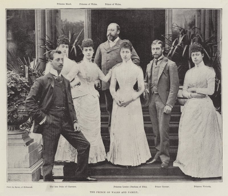 Prinsen av Wales og familie av English Photographer