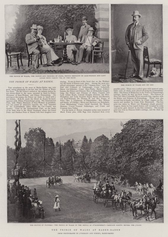 Prinsen av Wales i Baden-Baden av English Photographer