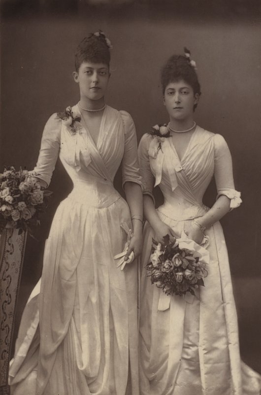 Prinsessene Victoria og Maud av Wales av English Photographer