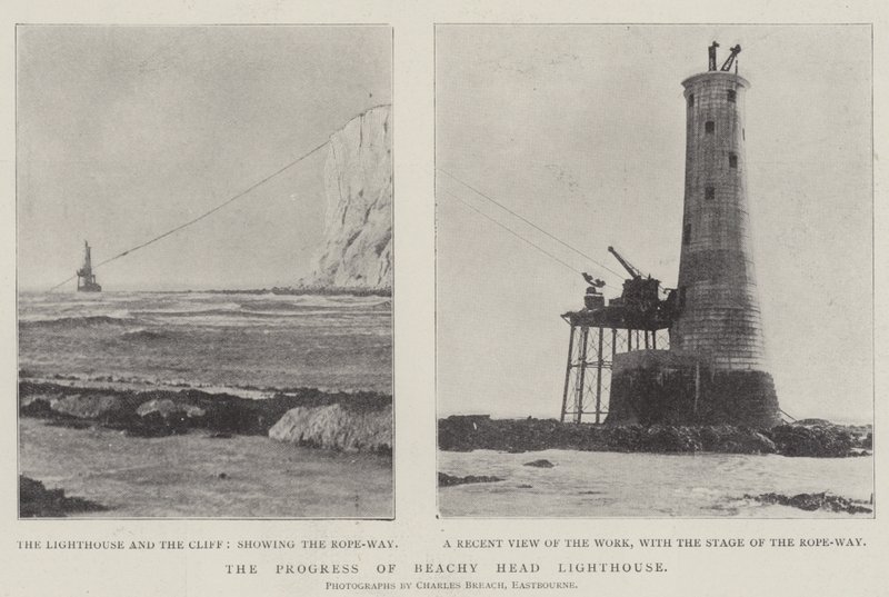 Fremgangen til Beachy Head fyrtårn av English Photographer