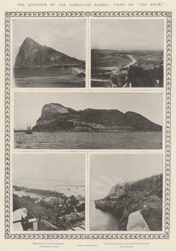 The Question of the Gibraltar Works, Views on The Rock av English Photographer