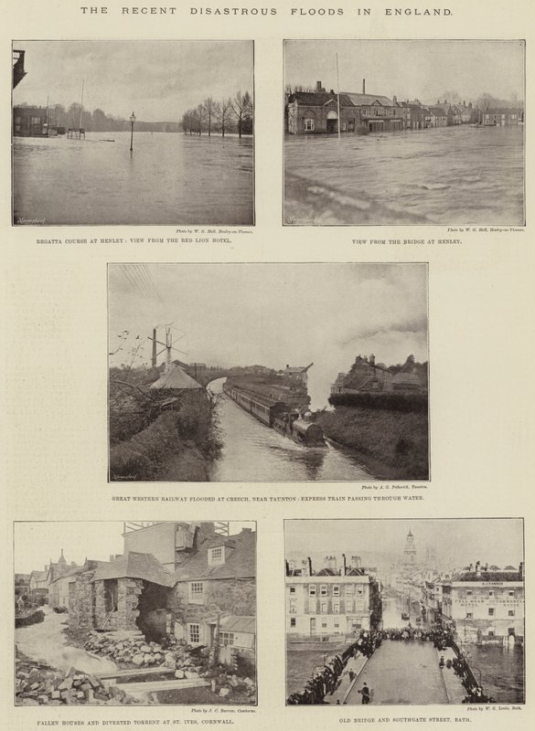 De nylige katastrofale flommene i England av English Photographer