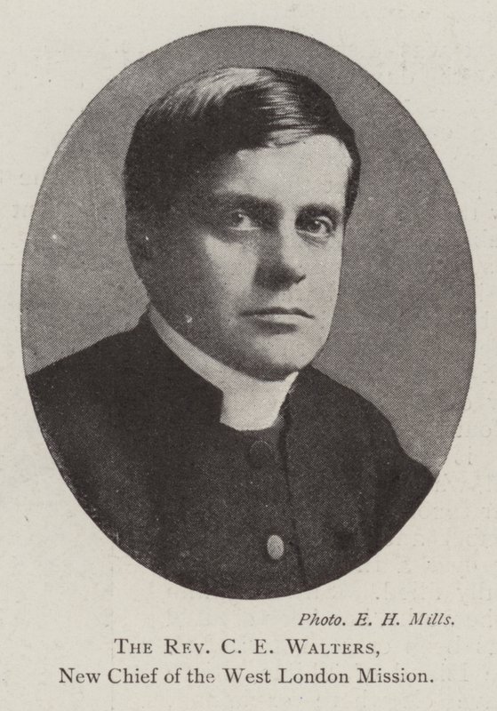 Pastor C E Walters, ny sjef for West London Mission av English Photographer