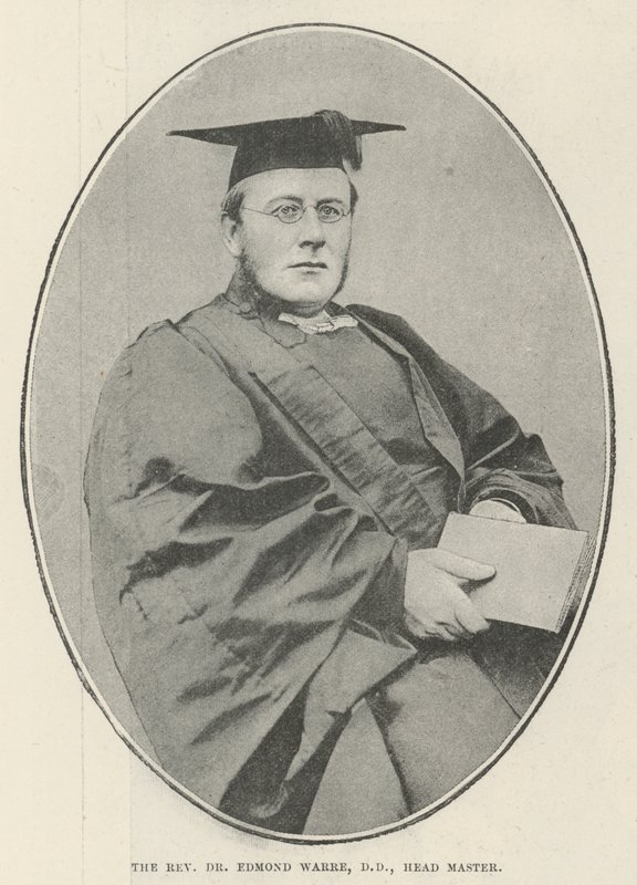 Pastor Dr. Edmond Warre, DD, hovedmester av English Photographer