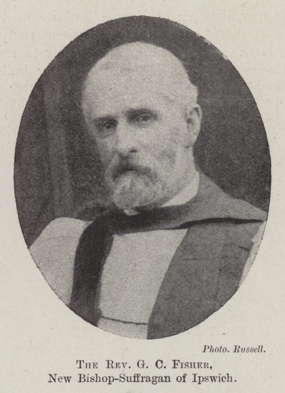 Pastor G C Fisher, ny biskop-Suffragan av Ipswich av English Photographer