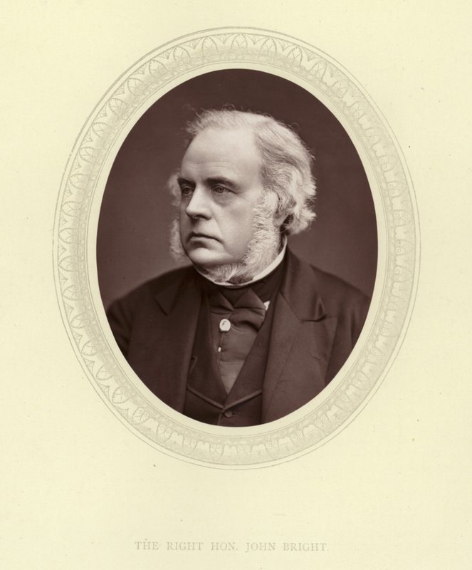 Høyre Hon. John Bright av English Photographer