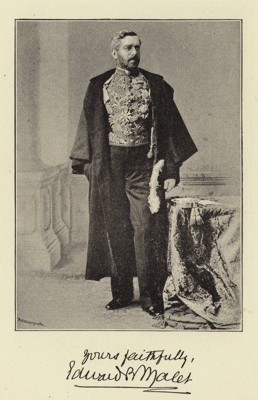 Høyre ære Sir Edward Malet, GCB, Hennes Majestets ambassadør ved domstolen i Tyskland av English Photographer