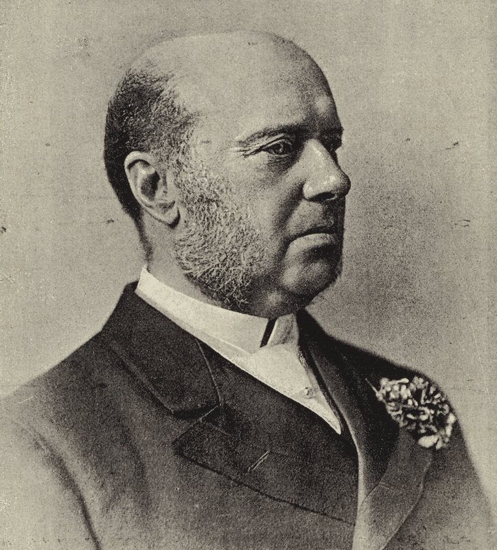 The Right Hon Sir Hercules Robinson, GCMG, avdøde guvernør på Kapp, og Hennes Majestets høykommissær for Sør-Afrika av English Photographer