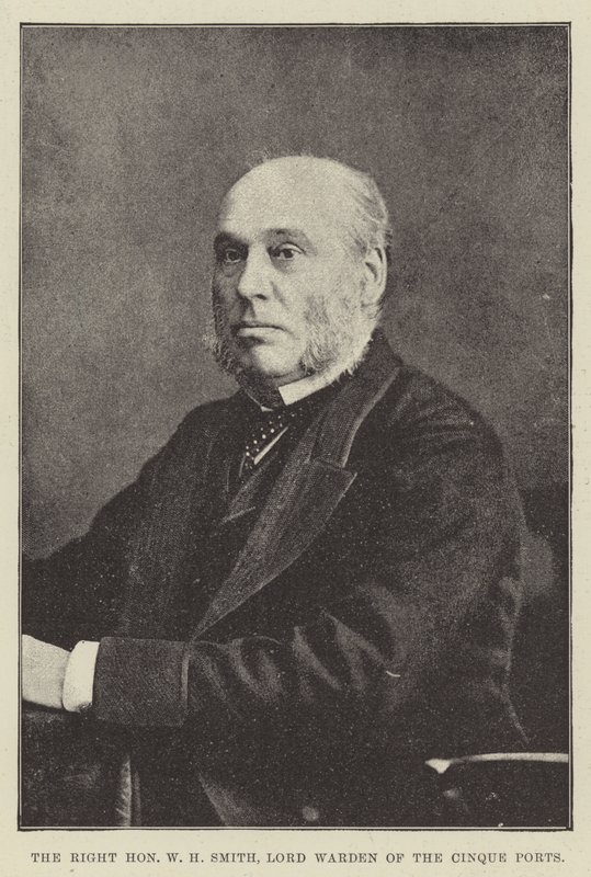 The Right Honourable W H Smith, Lord Warden of the Cinque Ports av English Photographer