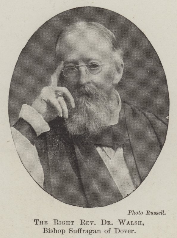 Høyre pastor Dr Walsh, biskop Suffragan av Dover av English Photographer