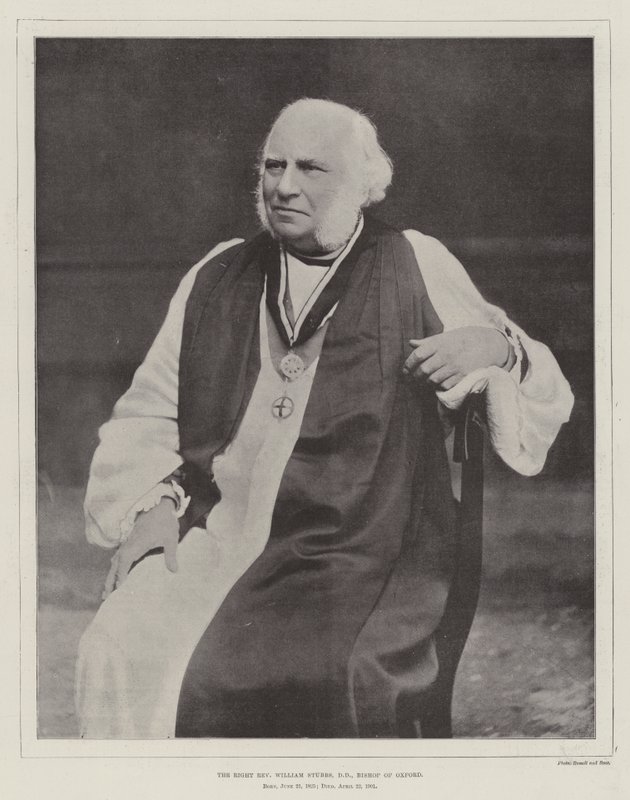 Høyre pastor William Stubbs, DD, biskop av Oxford av English Photographer