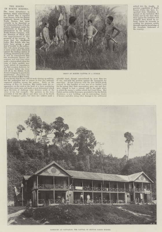 The Rising i Nord-Borneo av English Photographer