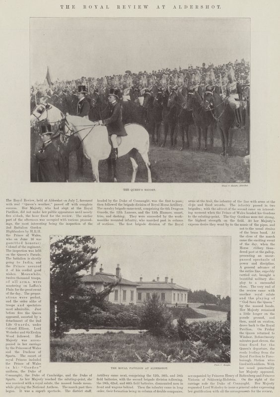 The Royal Review på Aldershot av English Photographer