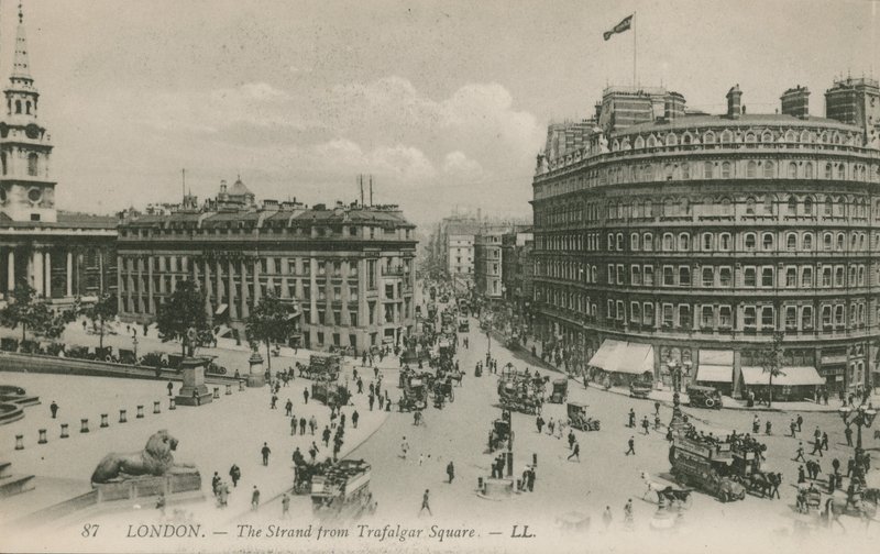 The Strand fra Trafalgar Square, London av English Photographer