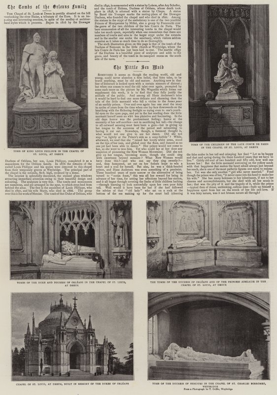 The Tombs of the Orleans-familien av English Photographer