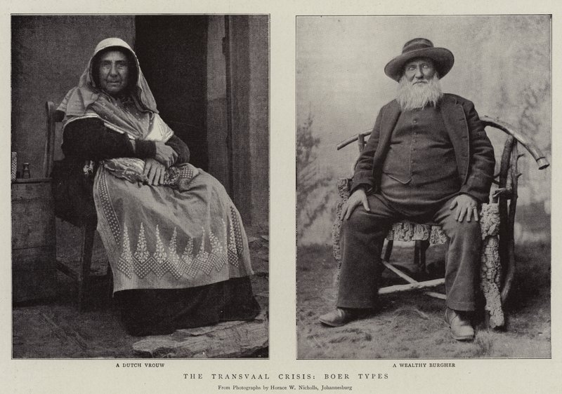Transvaal-krisen, boertyper av English Photographer