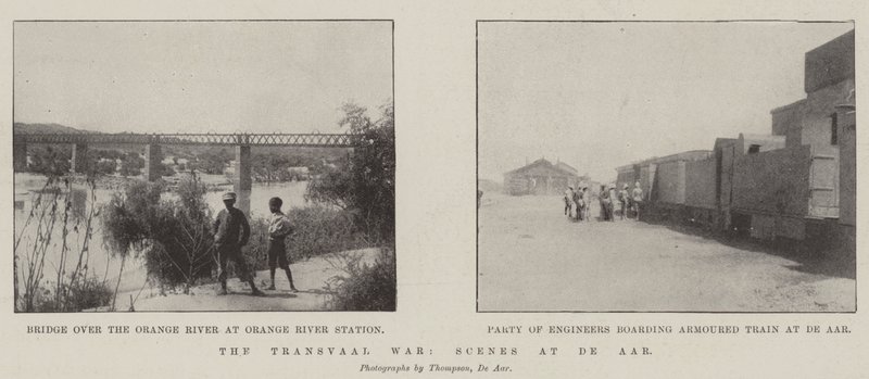 Transvaal-krigen, scener ved De Aar av English Photographer