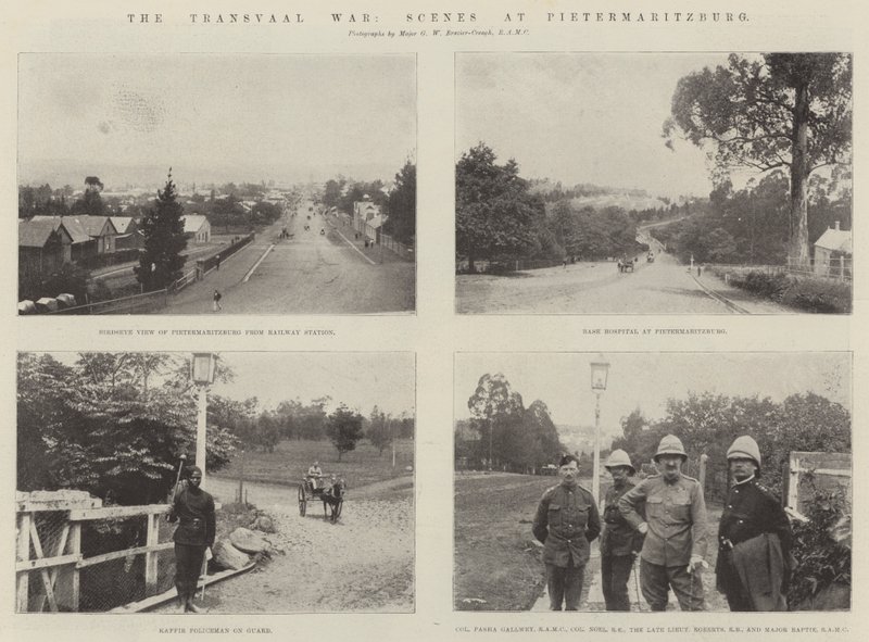 Transvaal-krigen, scener ved Pietermaritzburg av English Photographer
