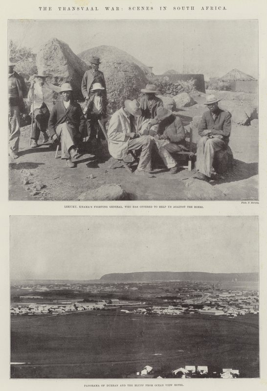 Transvaal-krigen, scener i Sør-Afrika av English Photographer