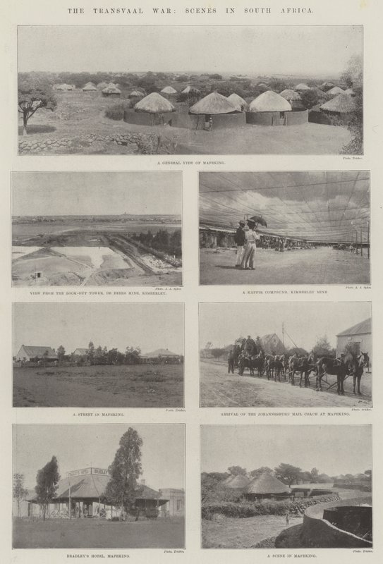 Transvaal-krigen, scener i Sør-Afrika av English Photographer