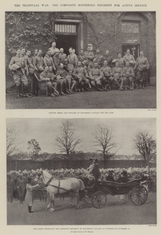 Transvaal-krigen, det sammensatte husholdningsregimentet for aktiv tjeneste av English Photographer