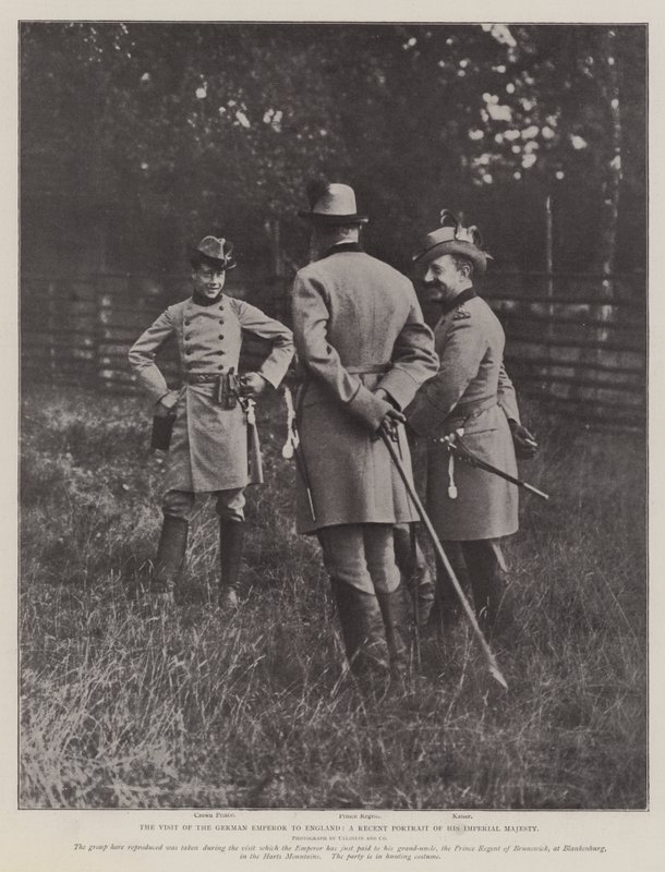 Den tyske keiserens besøk i England, et nylig portrett av hans keiserlige majestet av English Photographer