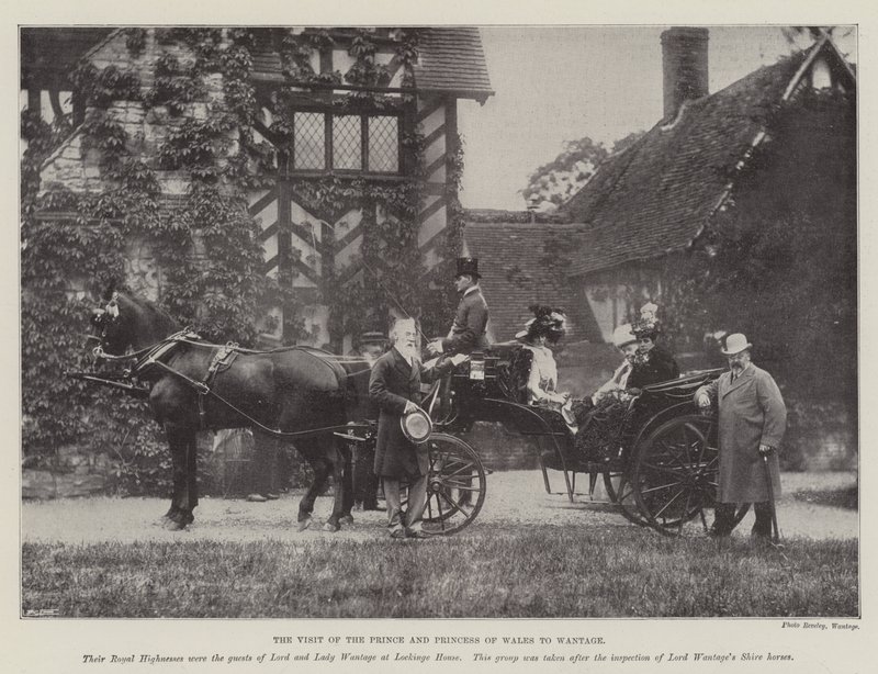Prinsen og prinsessen av Wales besøk til Wantage av English Photographer