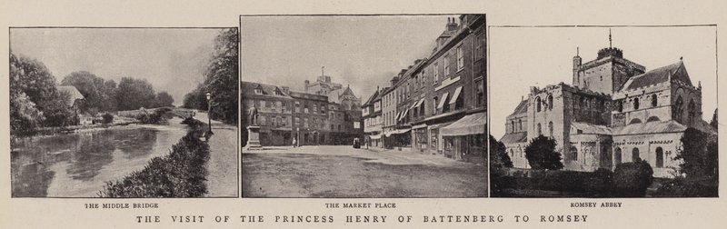 Besøket av prinsesse Henry av Battenberg til Romsey av English Photographer