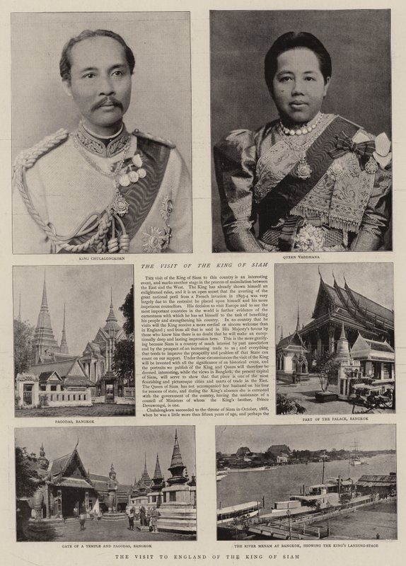 Kongen av Siams besøk til England av English Photographer