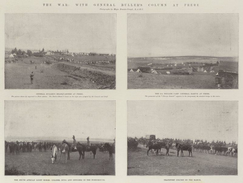 The War, with General Bullers Column at Frere av English Photographer