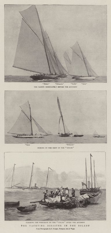 Yachtkatastrofen i Solent av English Photographer